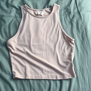 Pale pink full length tank top. Hardy worn, good condition.